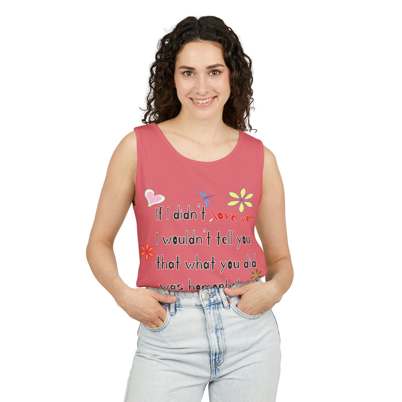 Love Wins (Anti-Homophobia) Tank Top | Queer Pride Apparel