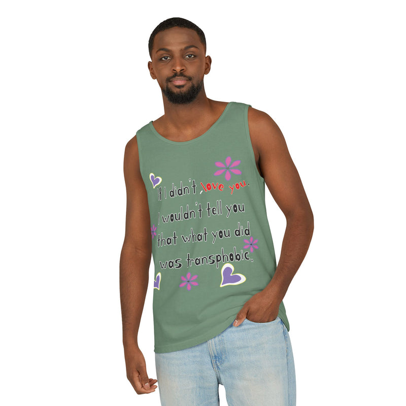 Love Wins (Anti-Transphobia) Tank Top | LGBTQ+ Pride Apparel