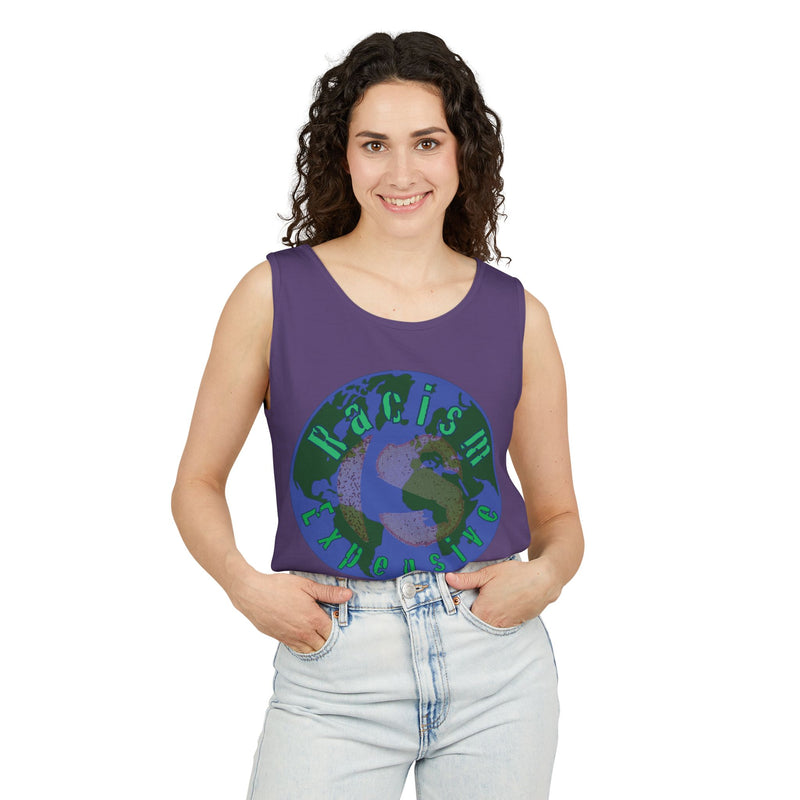 Racism Is Expensive Tank Top | Black Protest Art