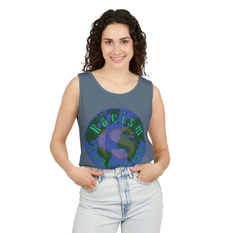 Racism Is Expensive Tank Top | Black Protest Art