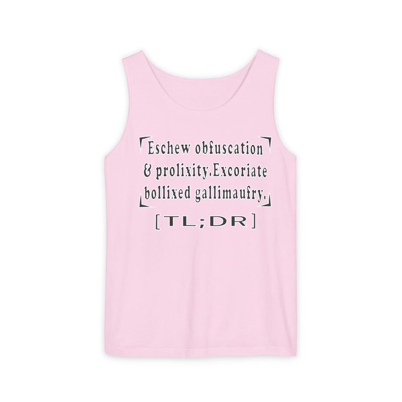 [TL;DR] Tank Top | Black Queer Affirmation