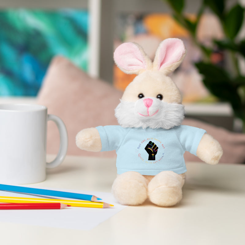 Get Used To It Stuffed Animal | Queer Pride Decor