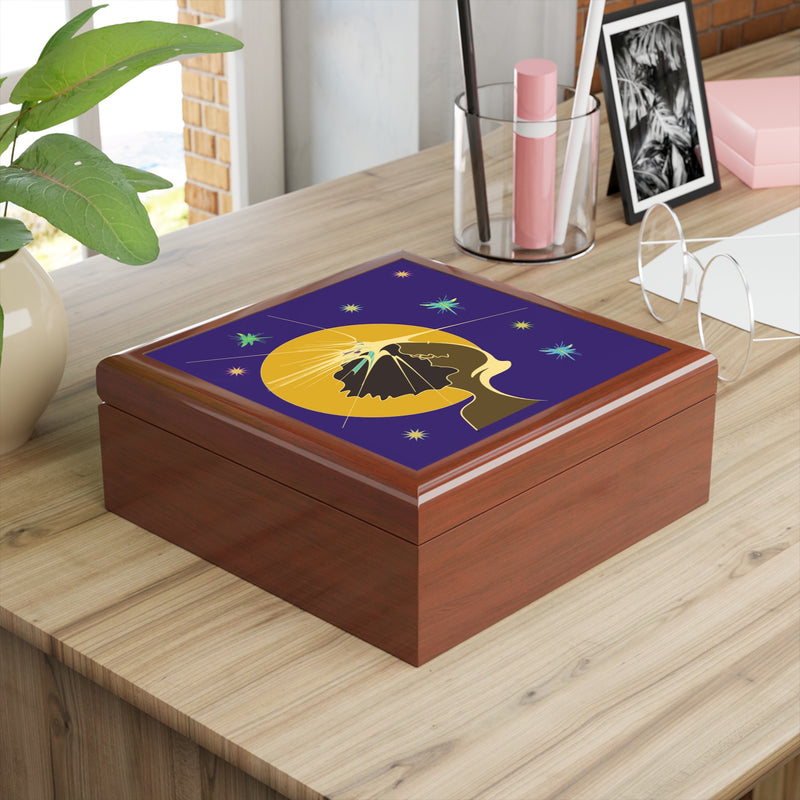 Moon Maiden Jewelry Box | Black Queer Art Decor