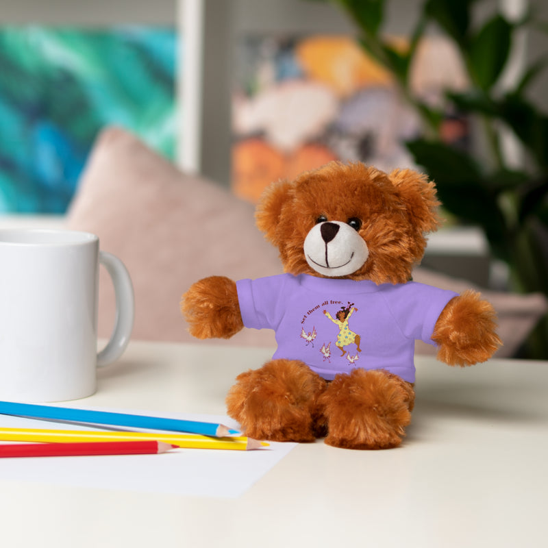 Set Em All Free Stuffed Animal | Black Liberation Decor