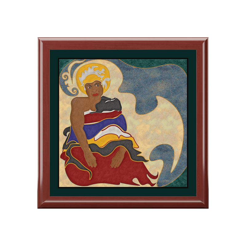 Queen Mother Jewelry Box | Black Women's Empowerment Decor