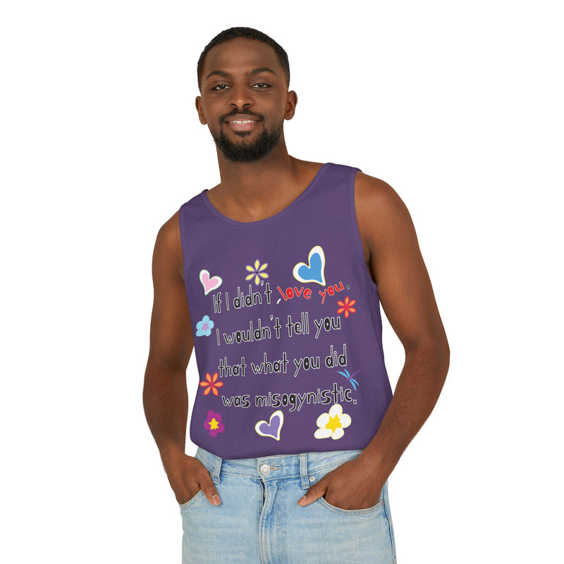 Love Wins (Anti-Misogyny) Tank Top | Black Queer Art