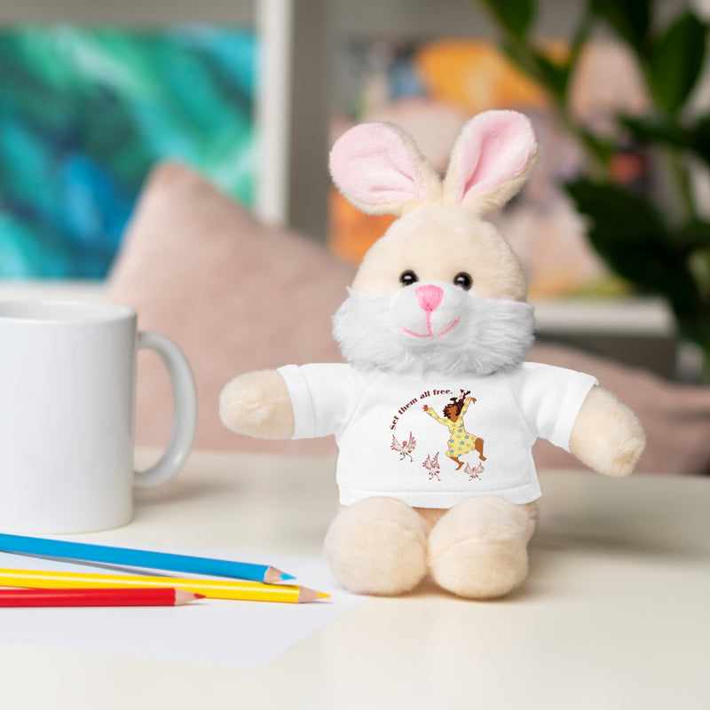 Set Em All Free Stuffed Animal | Black Liberation Decor