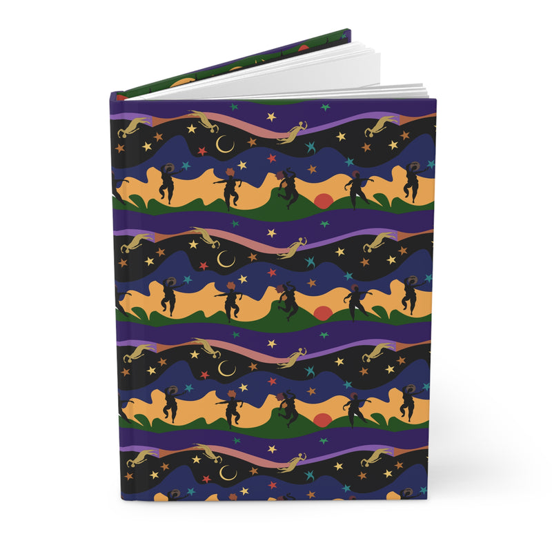 Autumn Dancers Hardcover Journal | Black Joy & Afrocentric Art