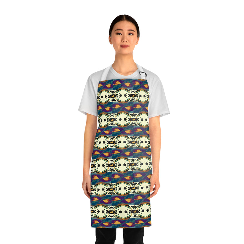 Spider Granma's Love Village Apron | Afrocentric Kitchen Decor