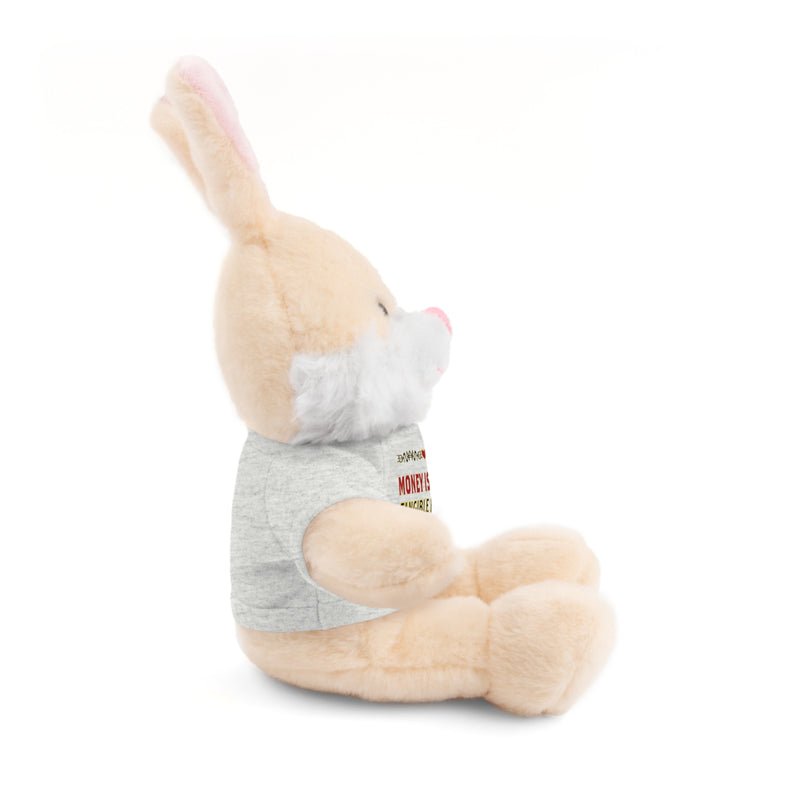 Money Is A Tangible Form Of Love Energy Stuffed Animal | Black Queer Affirmation