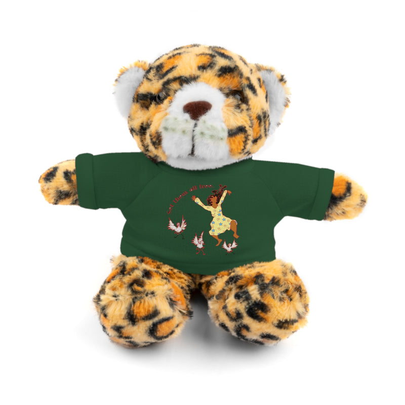 Set Em All Free Stuffed Animal | Black Liberation Decor