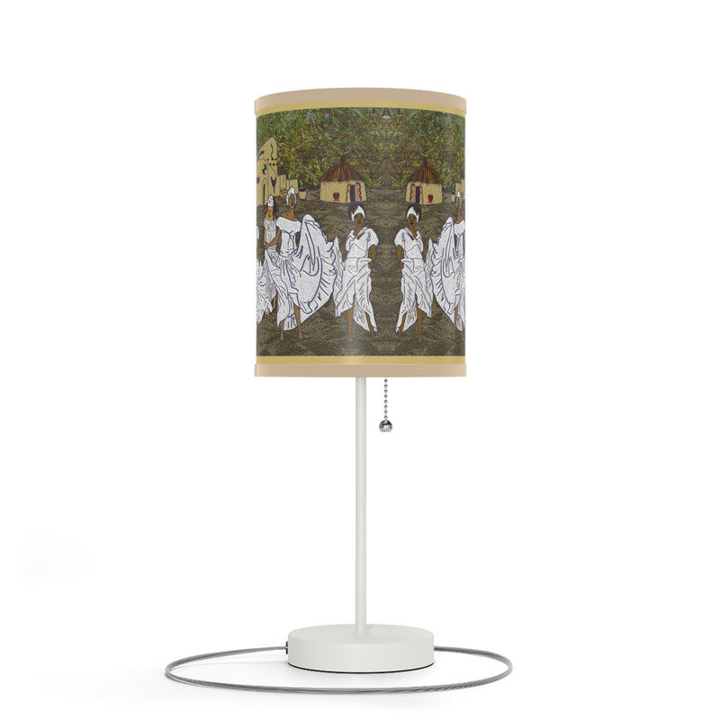 Celebration For Wombed Ones Lamp on a Stand | Black Queer Home Decor