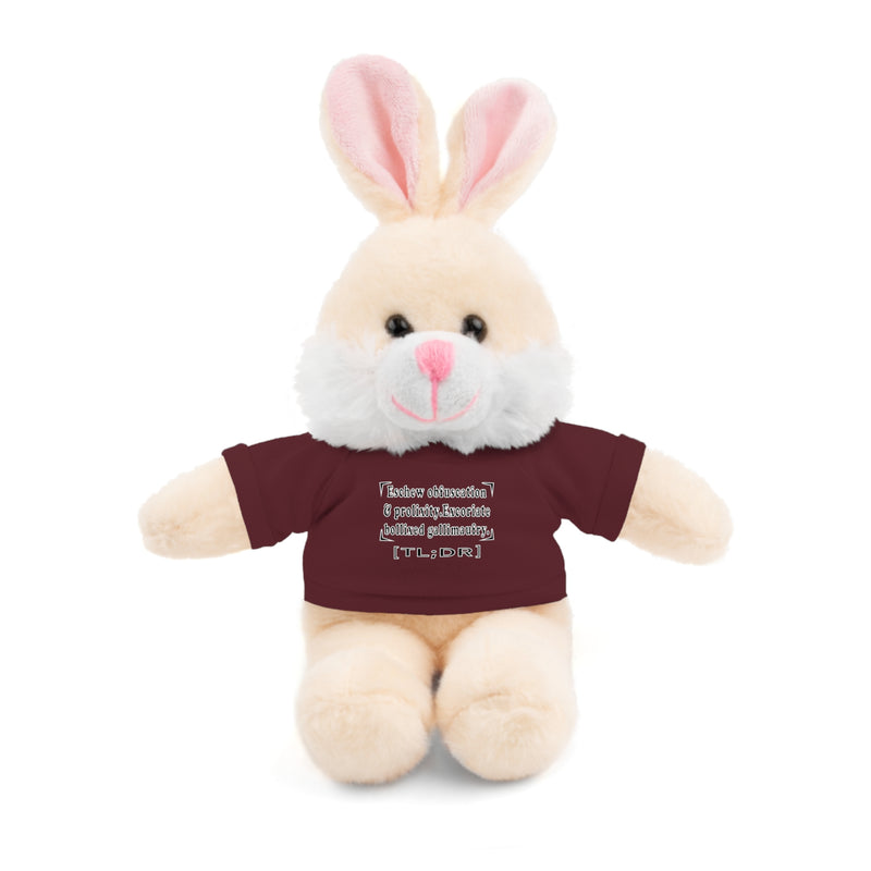 Eschew Obfuscation Stuffed Animal | Queer Affirmation Plushie