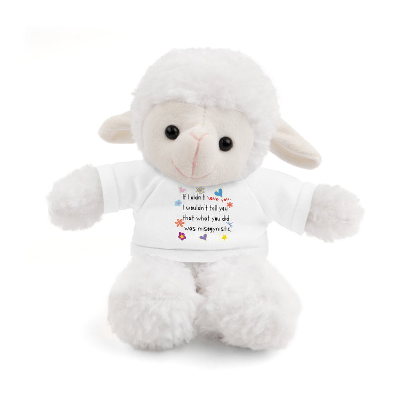 Love Wins (Anti-Misogyny) Stuffed Animal | Queer Affirming Gifts