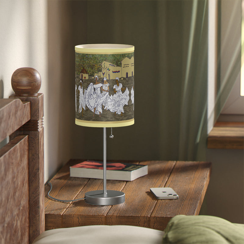 Celebration For Wombed Ones Lamp on a Stand | Black Queer Home Decor