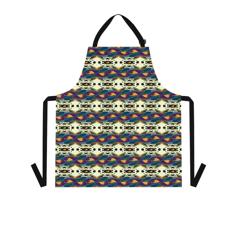 Spider Granma's Love Village Apron | Afrocentric Kitchen Decor