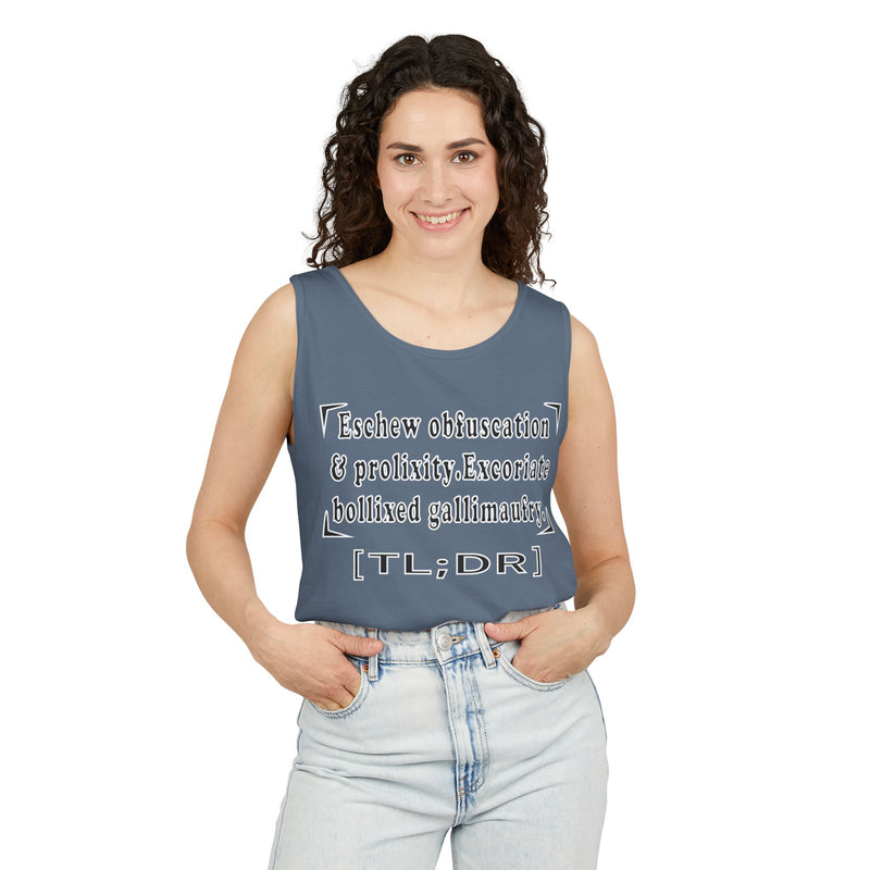 [TL;DR] Tank Top | Black Queer Affirmation