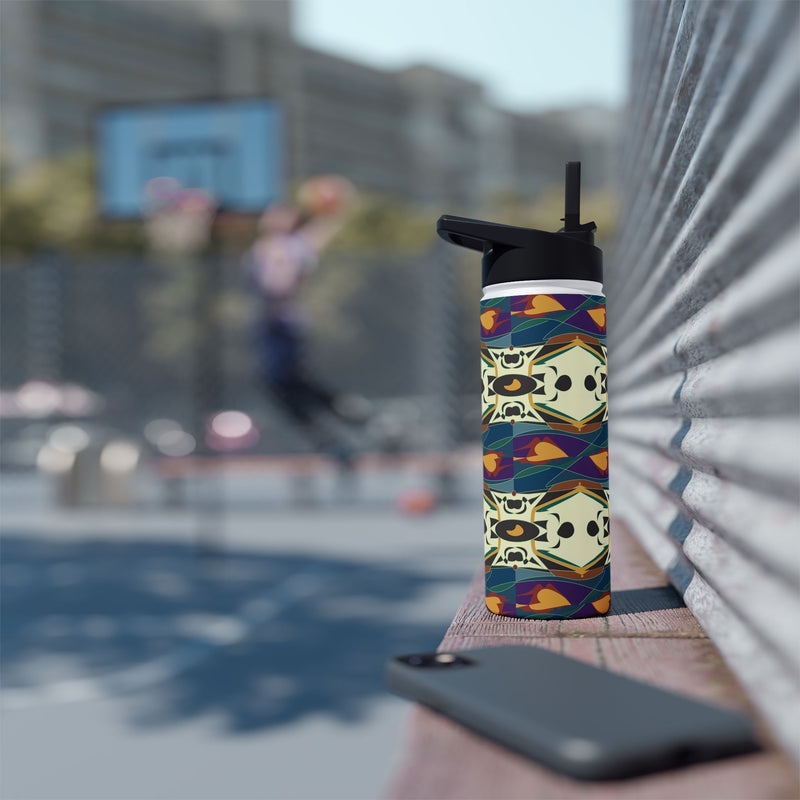 Spider Granma's Love Village Slender Water Bottle
