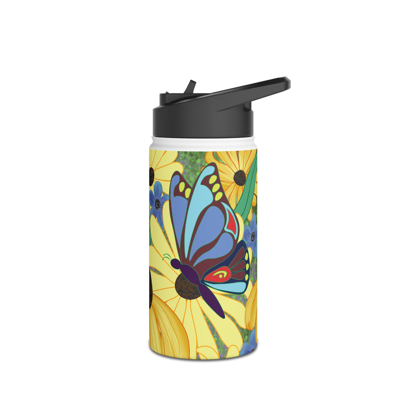 The Susans Party Stainless Steel Slender Water Bottle — Floral Insulated Bottle