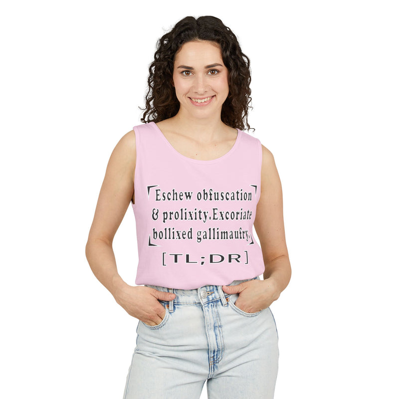 [TL;DR] Tank Top | Black Queer Affirmation