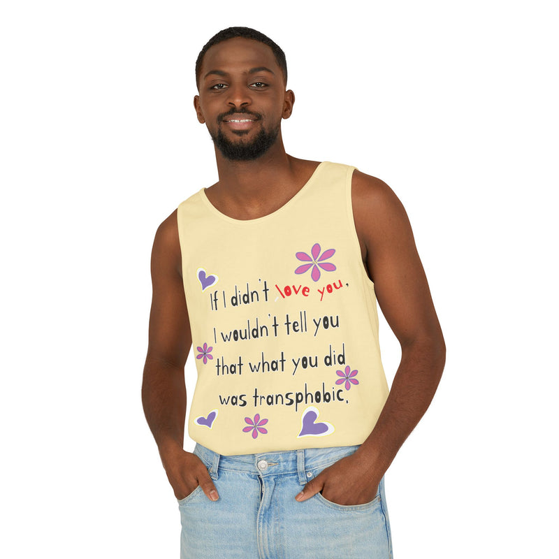 Love Wins (Anti-Transphobia) Tank Top | LGBTQ+ Pride Apparel