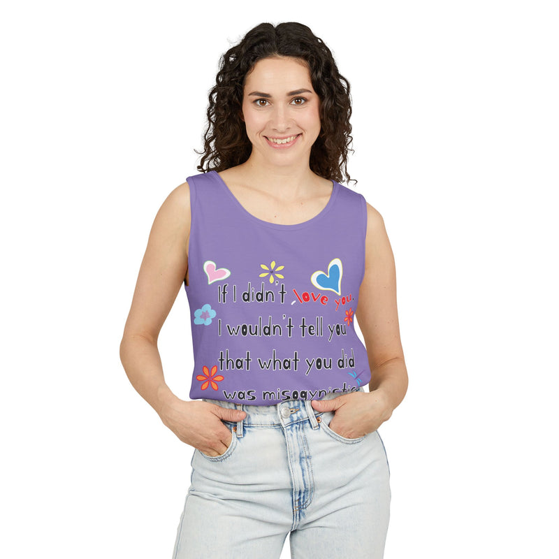 Love Wins (Anti-Misogyny) Tank Top | Black Queer Art
