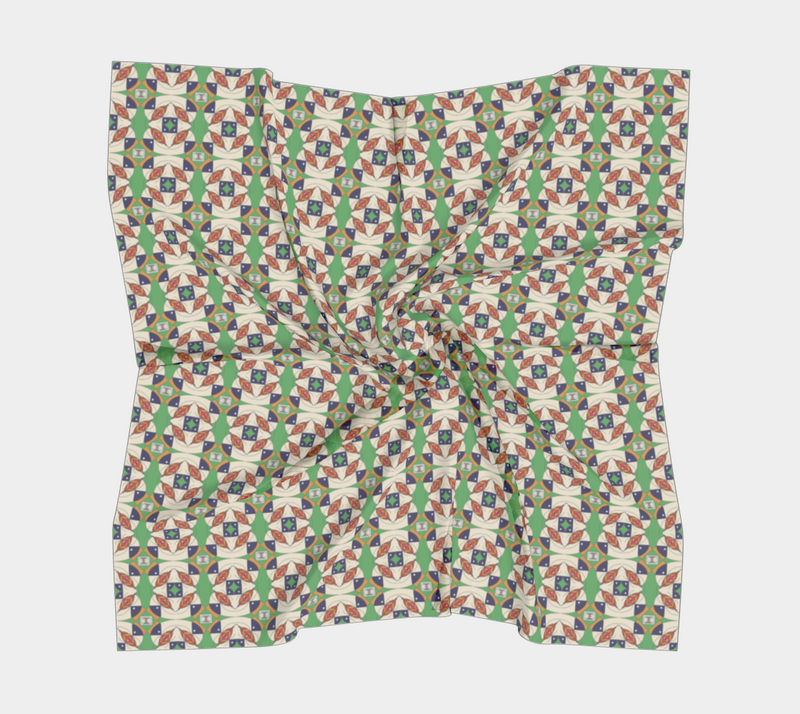 Umoja Square Silk Scarf | Black Unity & Pride