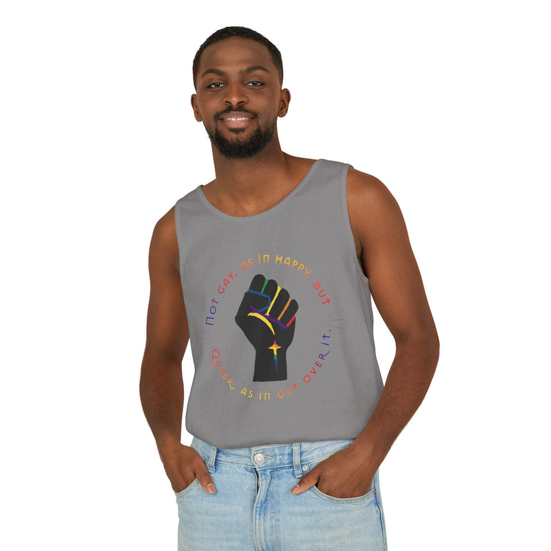 Get Used To It Tank Top | Queer Pride Apparel