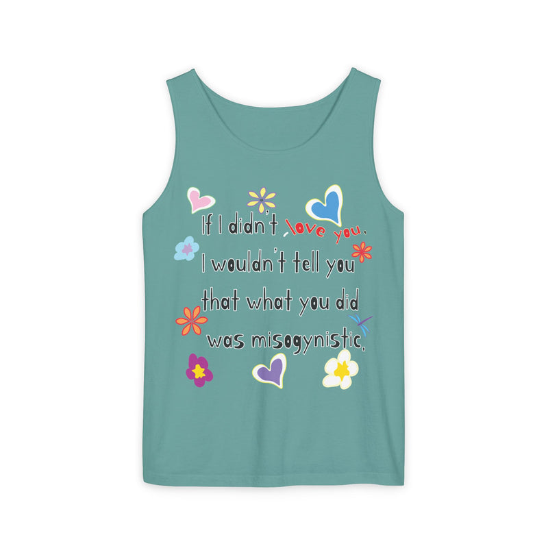 Love Wins (Anti-Misogyny) Tank Top | Black Queer Art