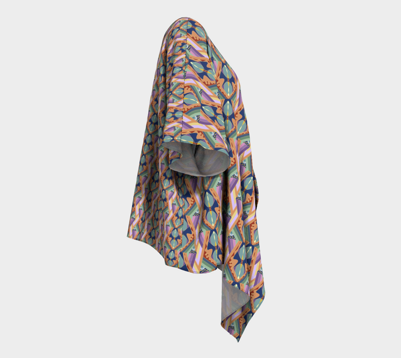 Opening The World Draped Kimono | Queer Art & Afrocentric Fashion