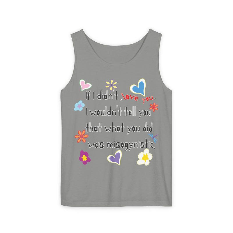 Love Wins (Anti-Misogyny) Tank Top | Black Queer Art