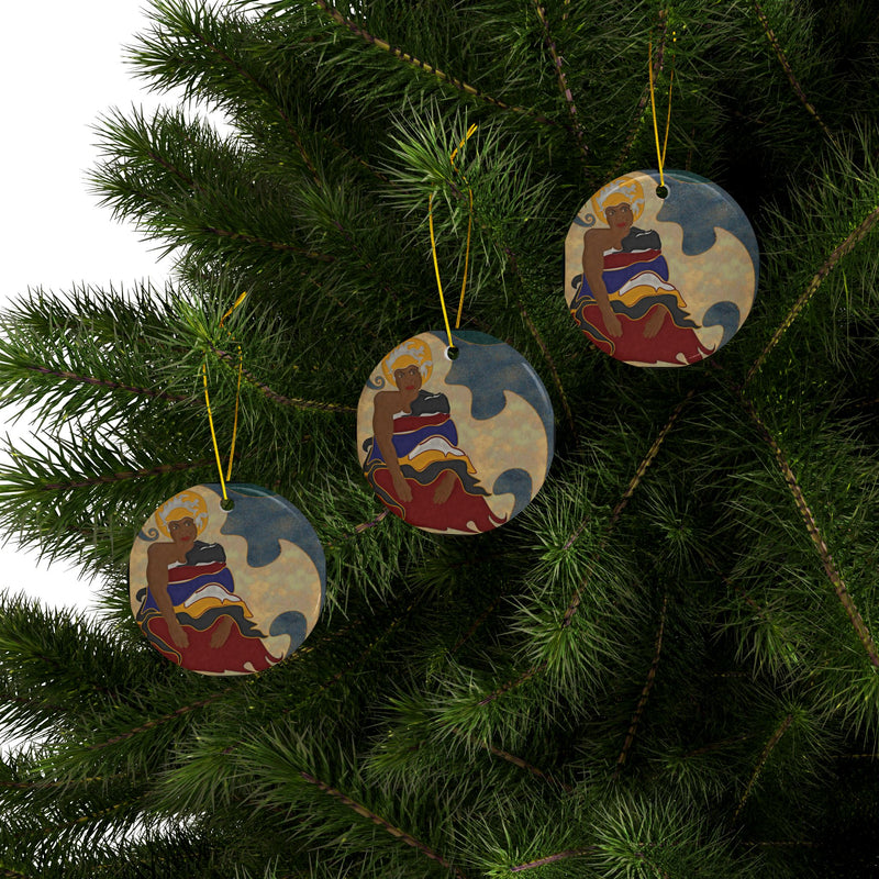 Queen Mother Ornament | Black Women's Pride Decor