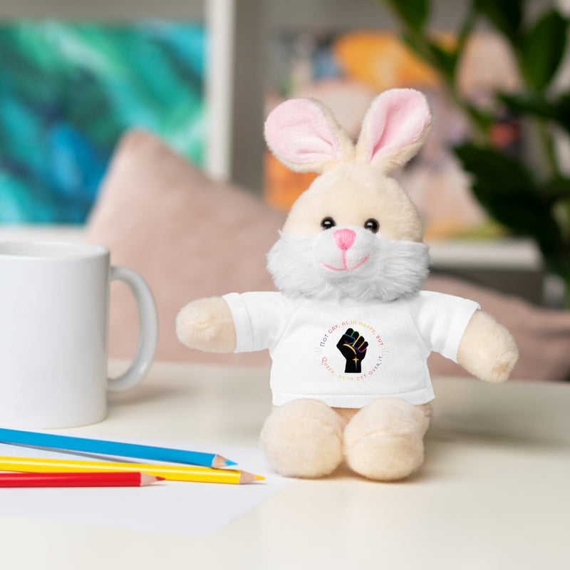 Get Used To It Stuffed Animal | Queer Pride Decor