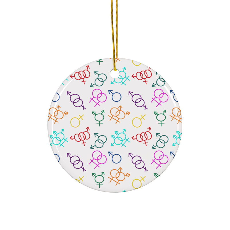 Come As You Are Ceramic Ornament | Queer Art