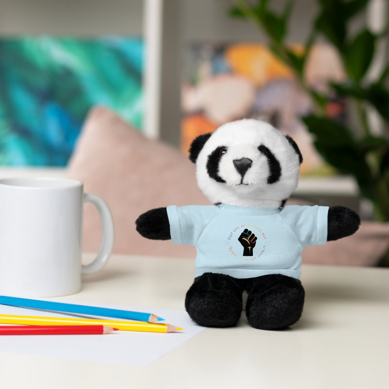 Get Used To It Stuffed Animal | Queer Pride Decor