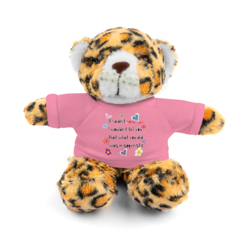 Love Wins (Anti-Misogyny) Stuffed Animal | Queer Affirming Gifts
