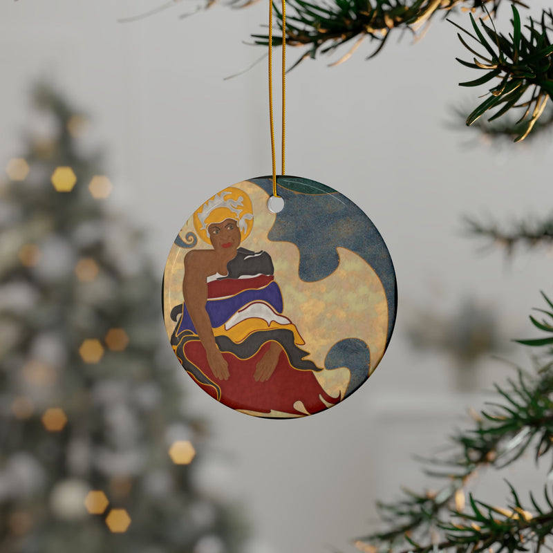 Queen Mother Ornament | Black Women's Pride Decor