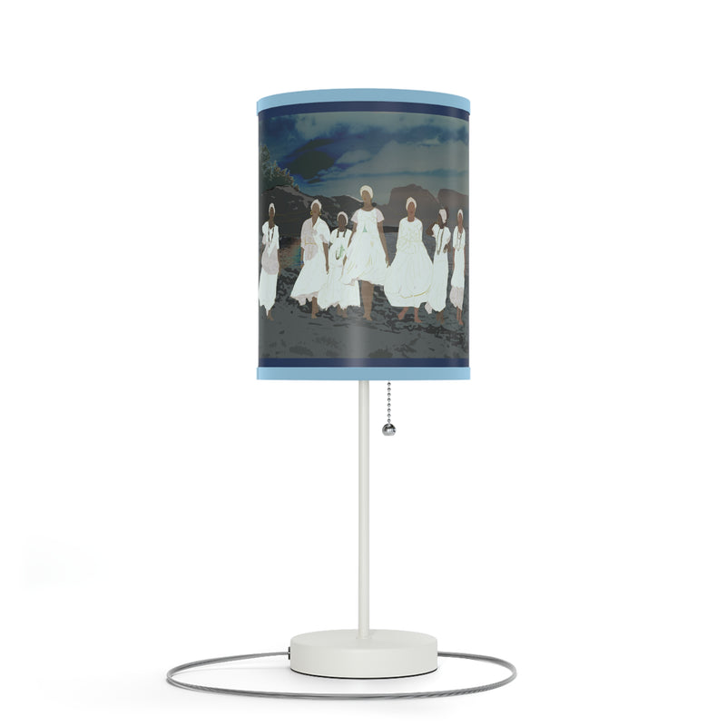 The Gathering Lamp on a Stand | Afrocentric Home Decor