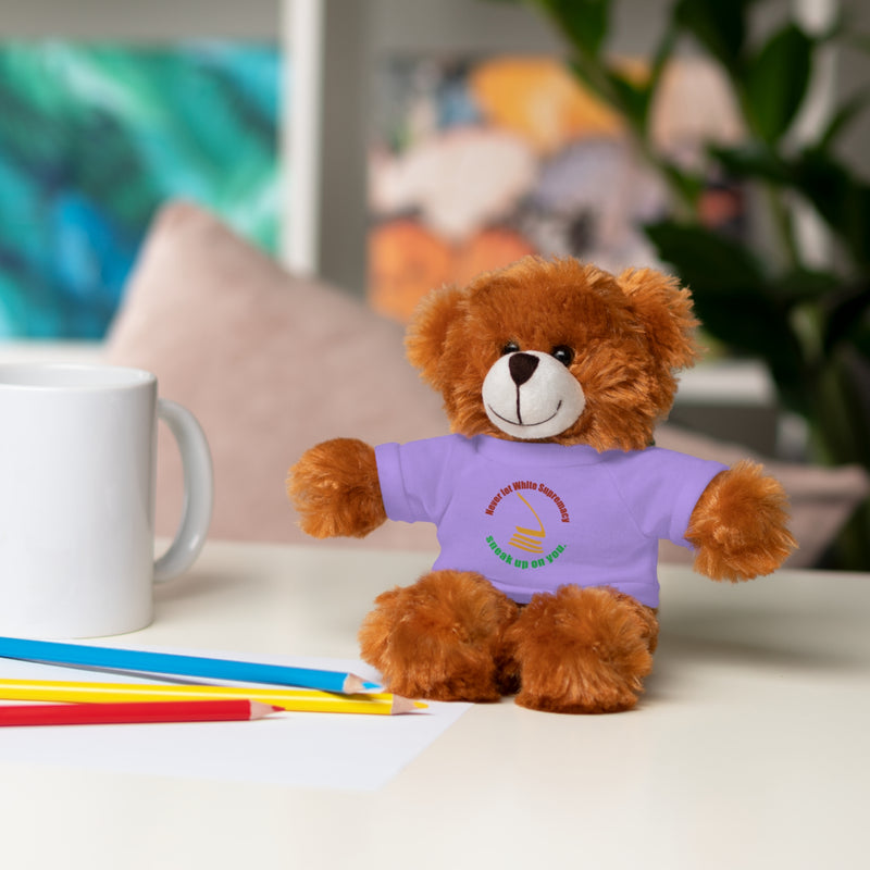 Never Let White Supremacy Sneak Up On You Stuffed Animal | Activist Plushie