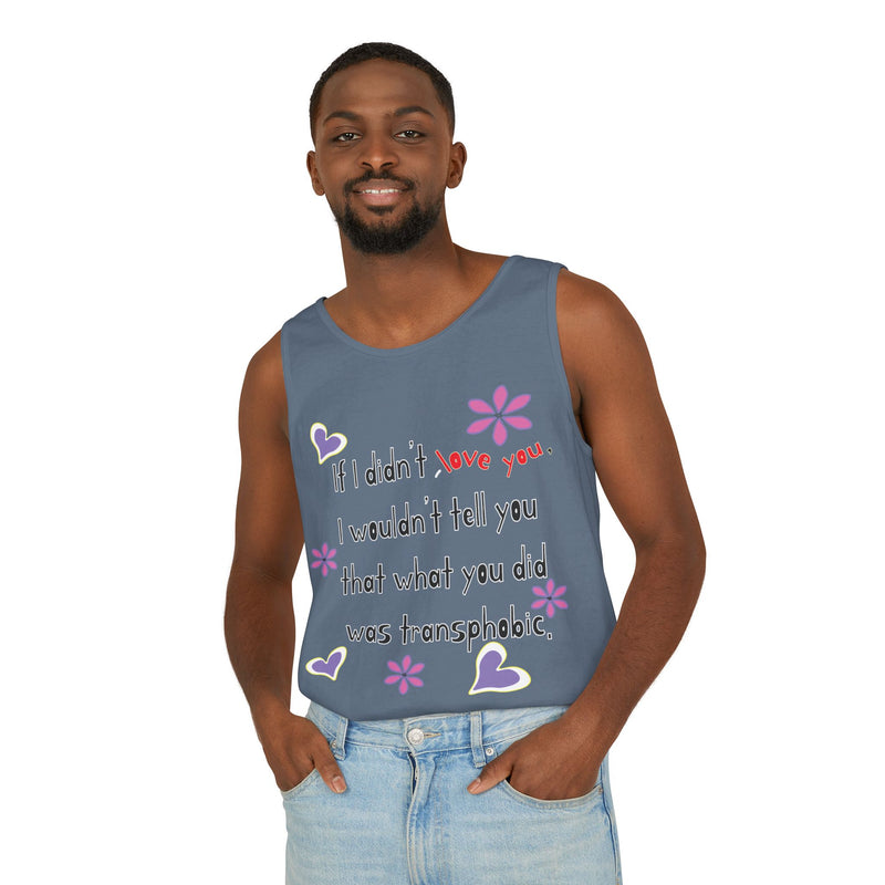 Love Wins (Anti-Transphobia) Tank Top | LGBTQ+ Pride Apparel