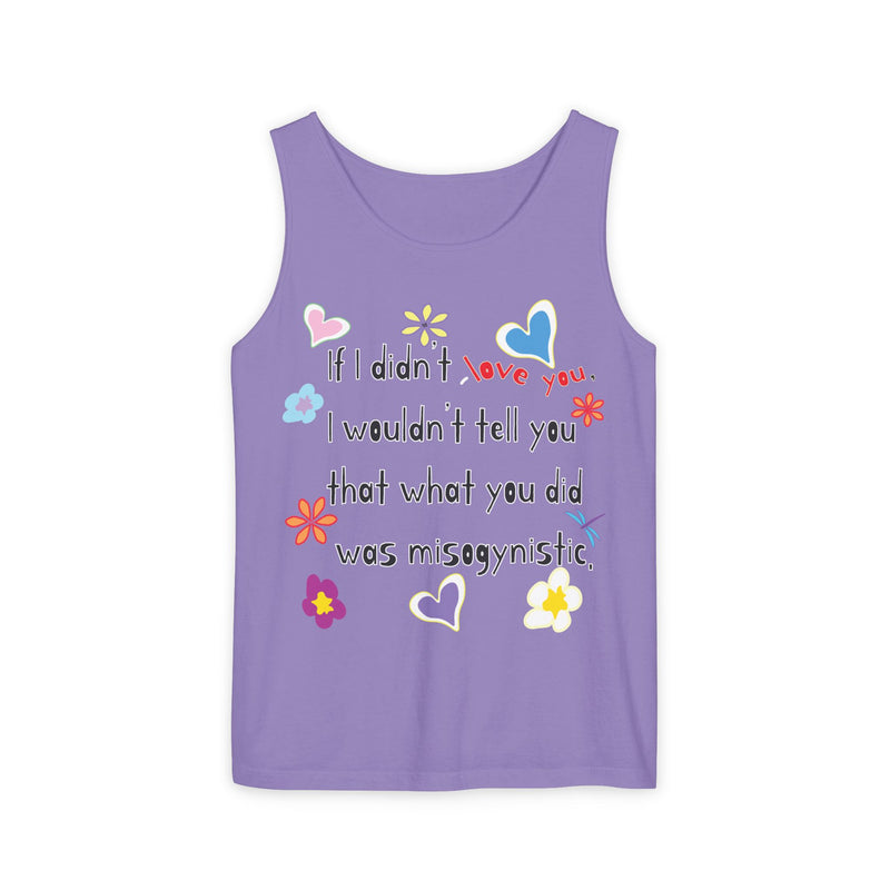 Love Wins (Anti-Misogyny) Tank Top | Black Queer Art