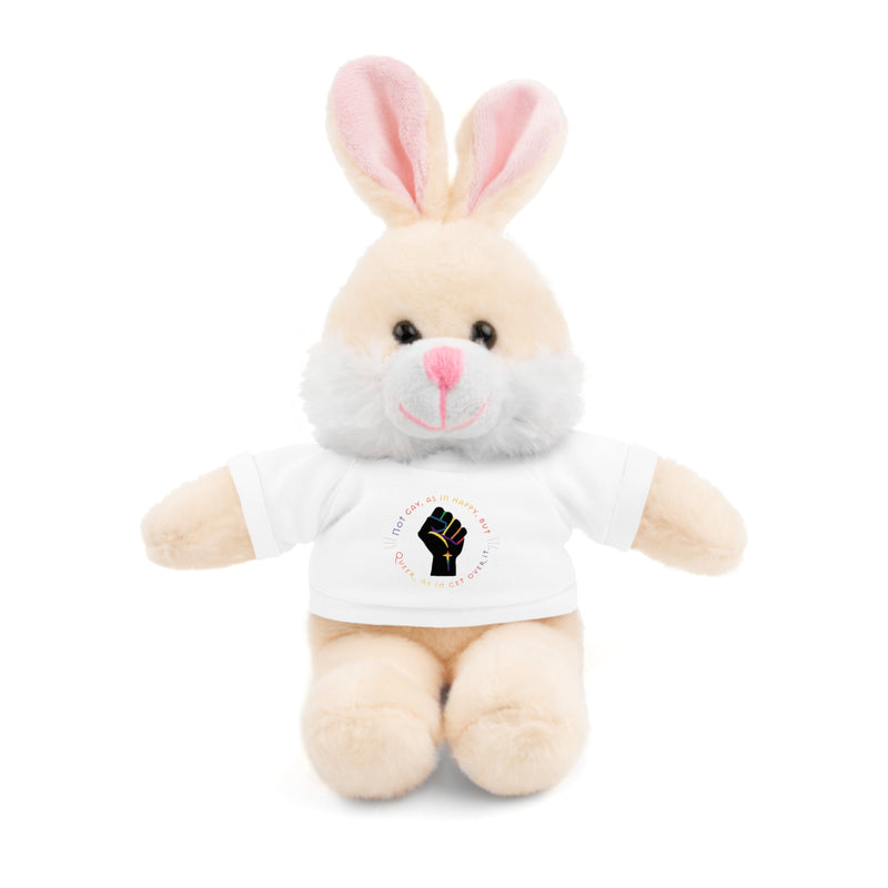 Get Used To It Stuffed Animal | Queer Pride Decor