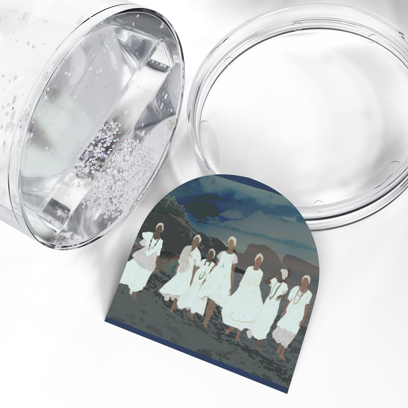 The Gathering Snow Globe — Ethereal Spiritual Keepsake
