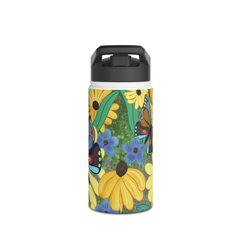 The Susans Party Stainless Steel Slender Water Bottle — Floral Insulated Bottle