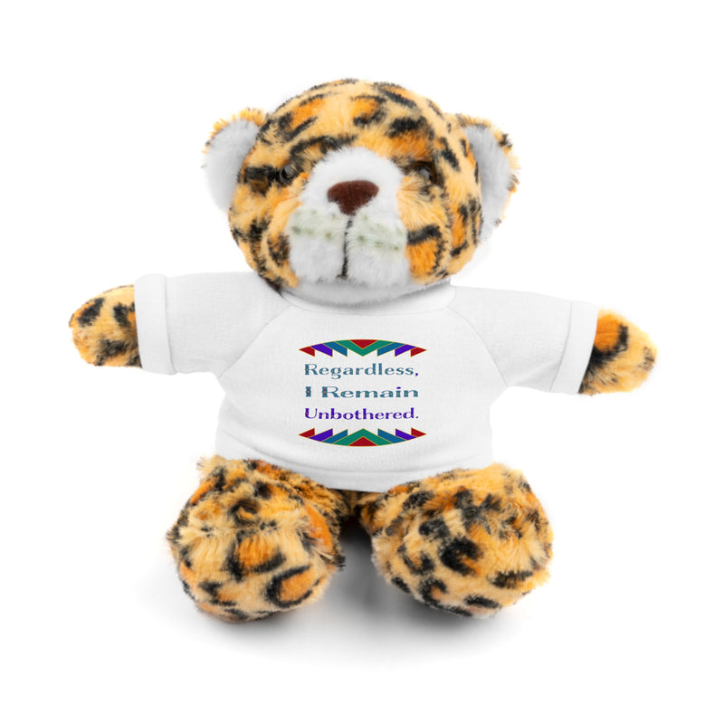 Regardless, I Remain Unbothered Stuffed Animal | Black Pride Accessories