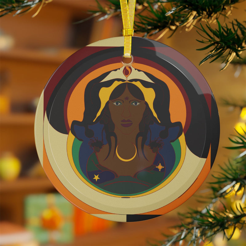 Spirit Mama Glass Ornament | Black Queer Home Decor