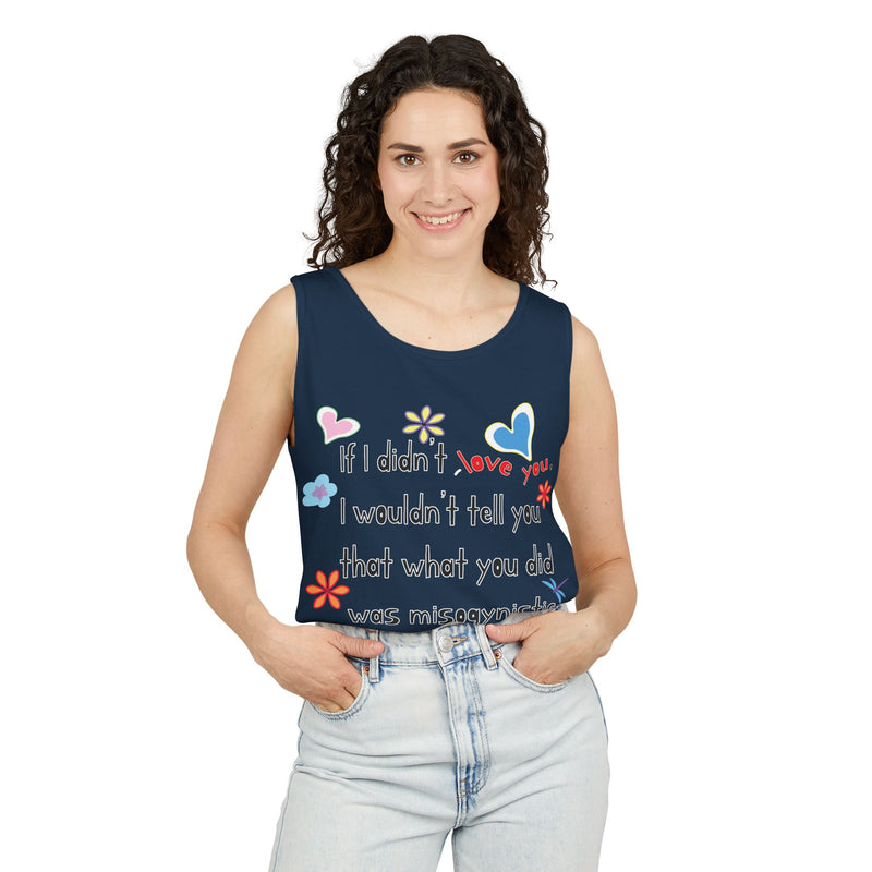 Love Wins (Anti-Misogyny) Tank Top | Black Queer Art