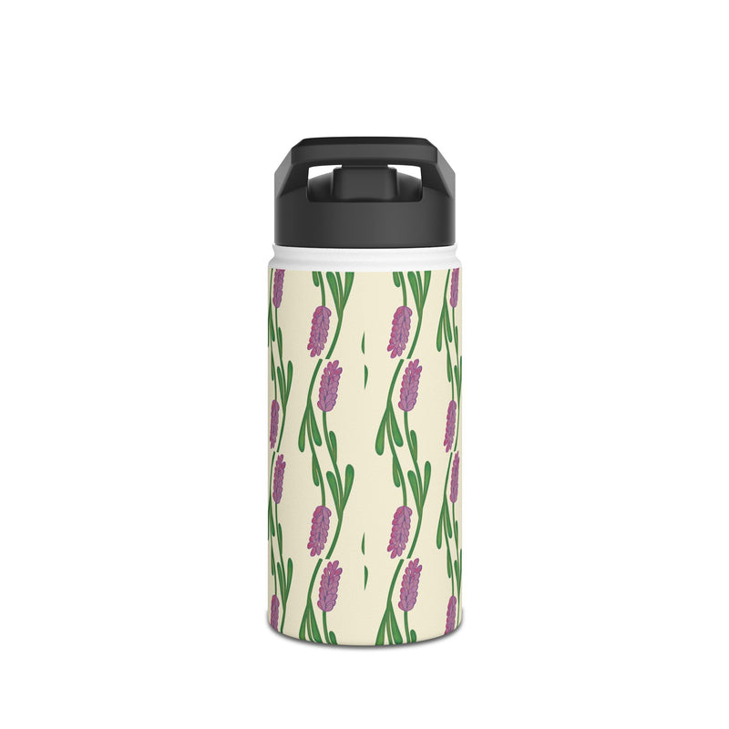 A Touch Of Lavender Stainless Steel Slender Water Bottle