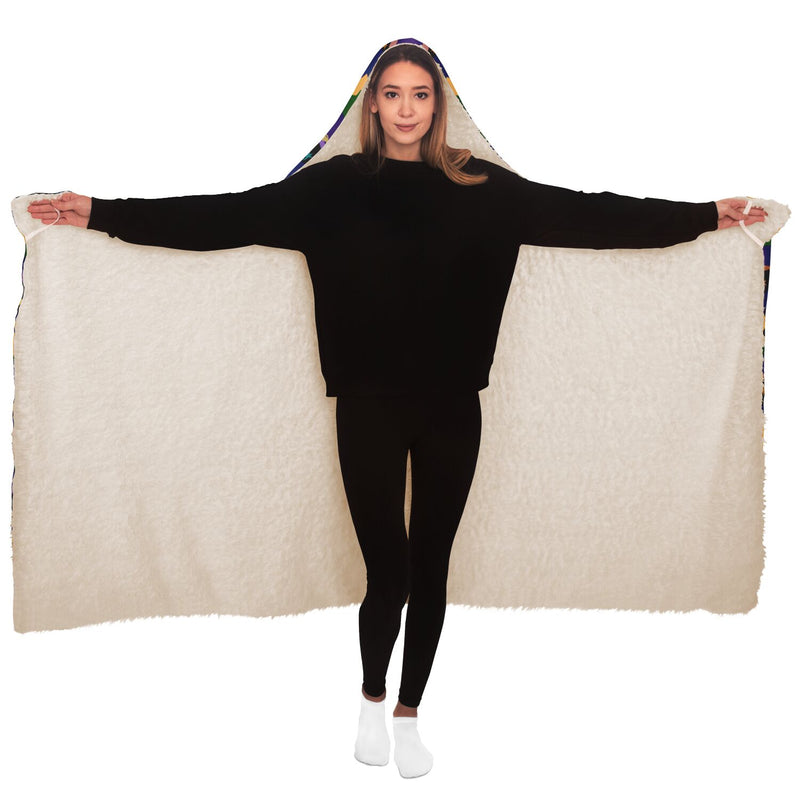 Autumn Dancers Hooded Blanket | Black Folklore Art