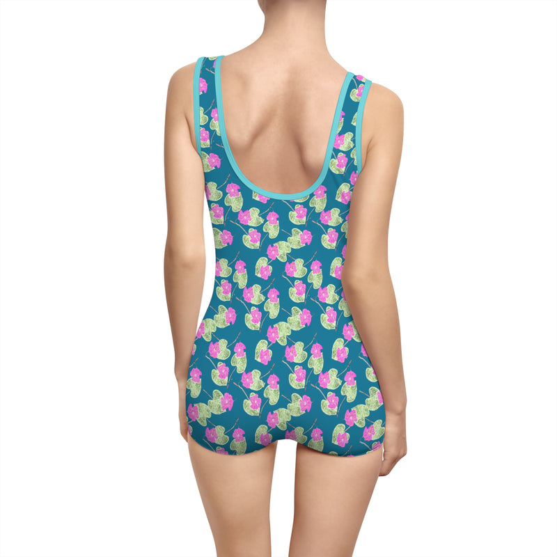 High John, Hey! Gender Neutral Swimsuit — Retro Floral
